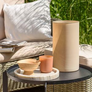 Wazon szklany BOHO cappucino 29 cm