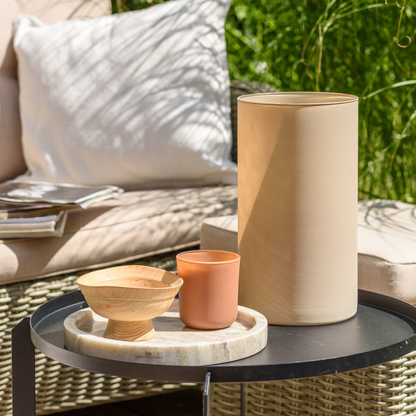 Wazon szklany BOHO cappucino 29 cm
