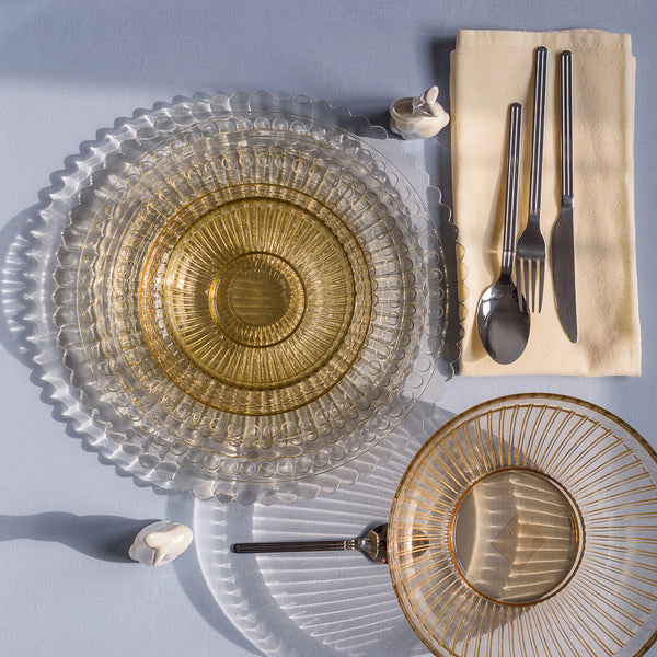 Salaterka miska szklana BEIGE 655 ml kpl 4 szt