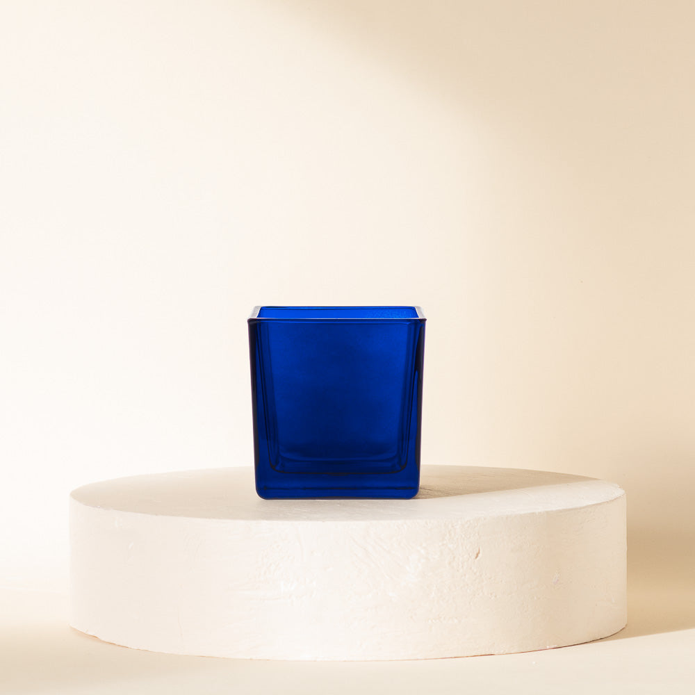Szklany pojemnik do zalewu LUMINA 300 ml granatowy transparent 70210 kpl 6 szt.