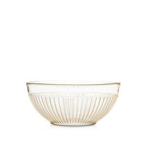Salaterka szklana BEIGE transparent 21 cm