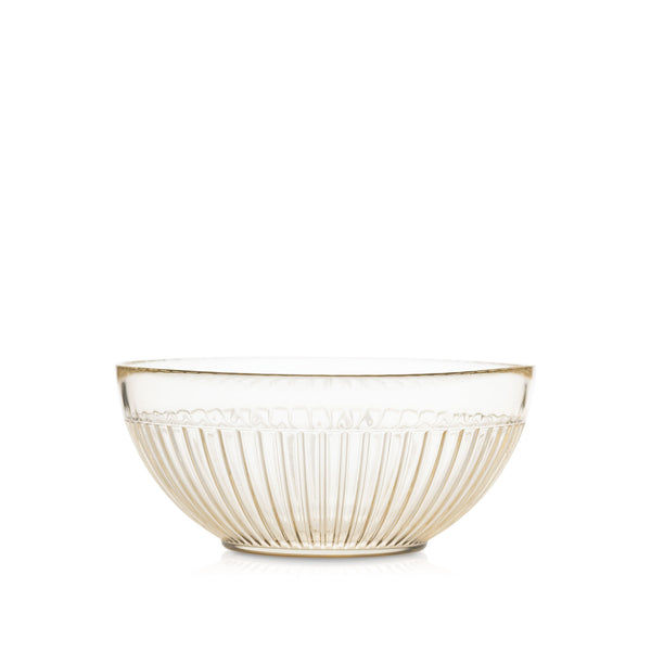 Salaterka szklana BEIGE transparent 21 cm