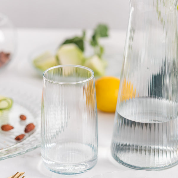 Szklanka ryflowana wysoka 500 ml kpl 6 szt.