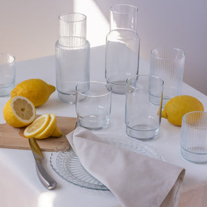Szklanka gładka wysoka 720 ml CRISTAL kpl 6 szt.