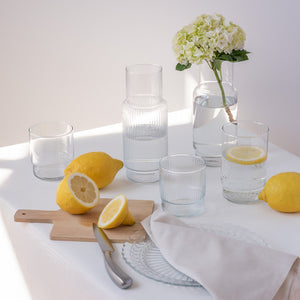 Szklanka ryflowana niska 465 ml CRISTAL kpl 6 szt.