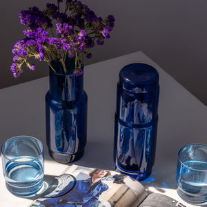 CRISTAL COLOR Navy Set: 1 L Carafe + 6 Low Tumblers 465 ml