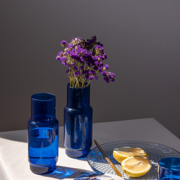 CRISTAL COLOR Navy Set: 1 L Carafe + 6 Low Tumblers 465 ml