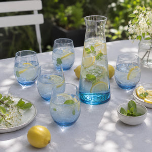 Karafka szklana niebieska BLUE OMBRE 1,1 l