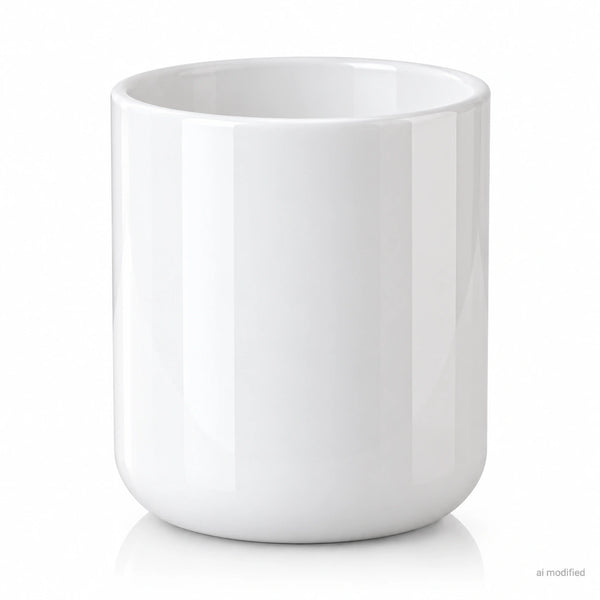 Pojemnik szklany pod zalew świec BASIC 70808 biały połysk 270 ml 1 szt.