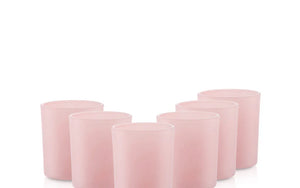 Pojemnik szklanka do zalewu świec 70053 róż mat 230 ml kpl. 6 szt.
