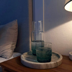 Karafka nocna ze szklanką SHADING GREEN zielone ombre