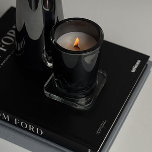 Świeca zapachowa w szkle z logo, Santal Sensual 250g