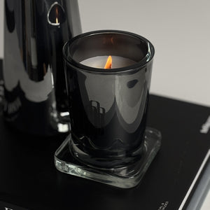 Świeca zapachowa w szkle z logo, Santal Sensual 250g