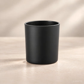 Glasbehälter für Kerzen 70053 schwarz matt 230 ml 100 Stück