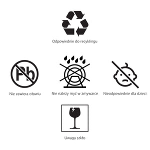 Wazon szklany na kwiaty i dekoracje jasny beż soft touch 30 cm