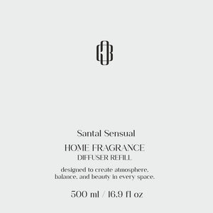 Świeca zapachowa w szkle z logo, Santal Sensual 250g