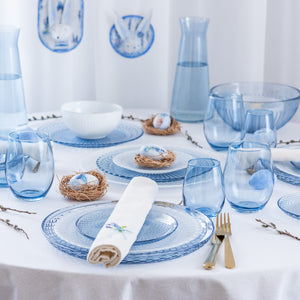 Karafka szklana na sok wodę Glass Slipper Blue 1l