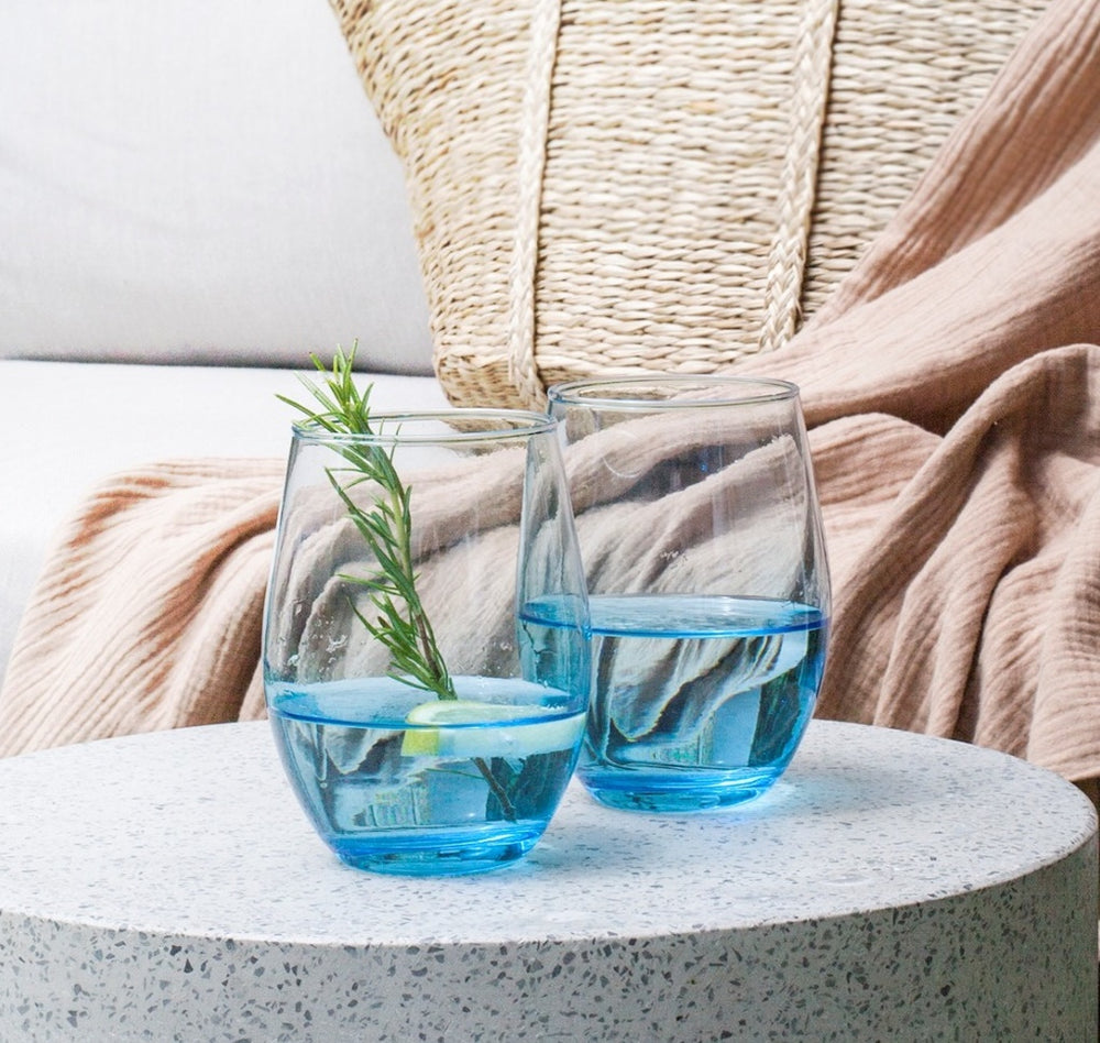 Szklanka niebieska BLUE OMBRE kpl. 6 szt. 590 ml
