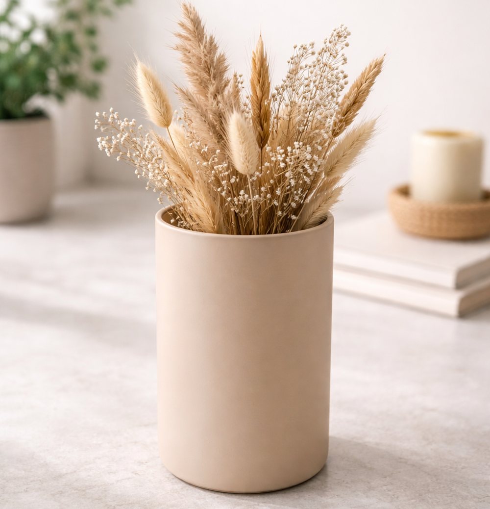 Wazon szklany BOHO cappucino 29 cm