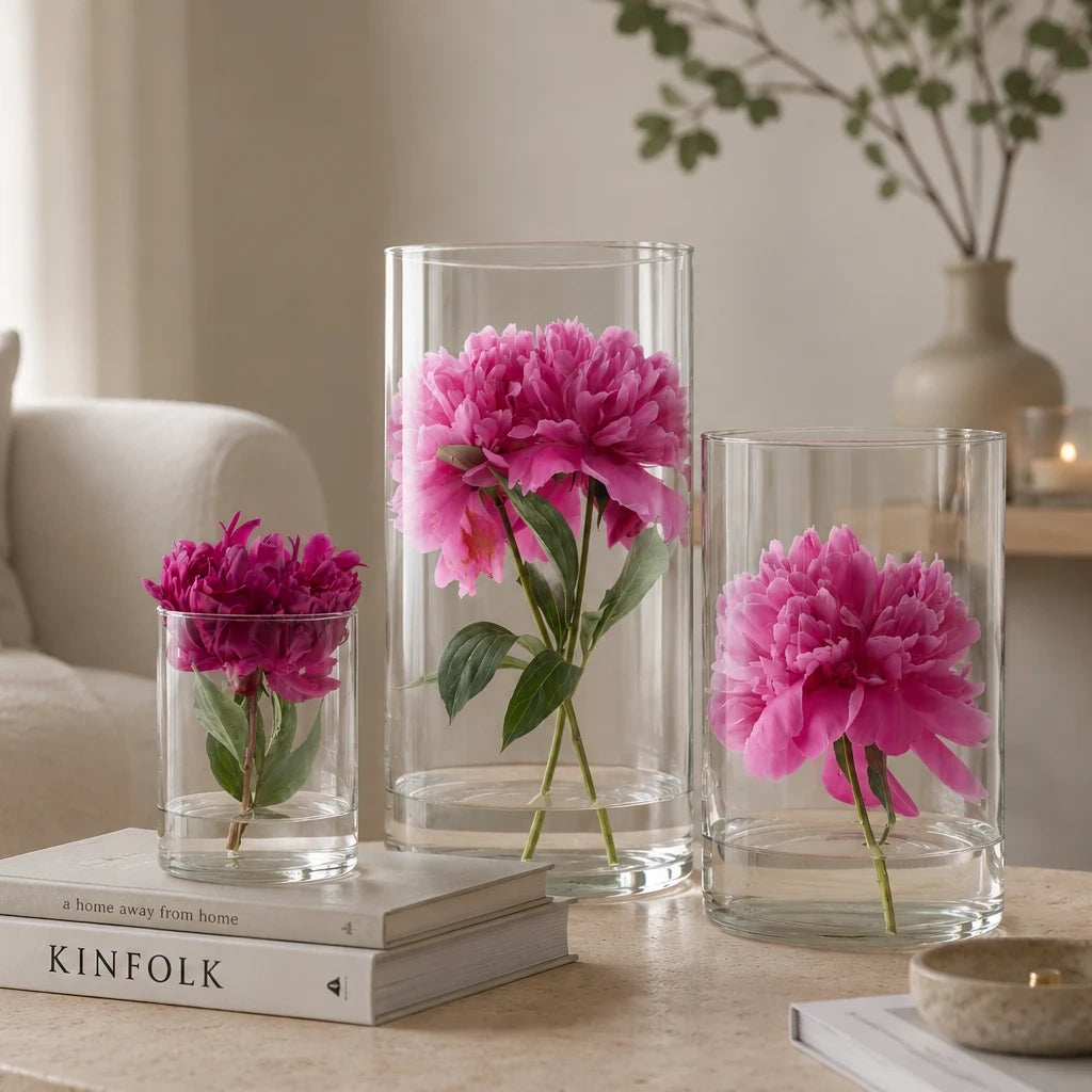 Glaszylinder-Vase 30-21-15 cm Set 3 St. %%page%%