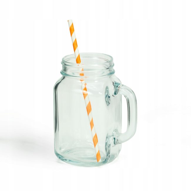 Słoik z uchem do picia napojów 500 ml kpl. 6 szt.