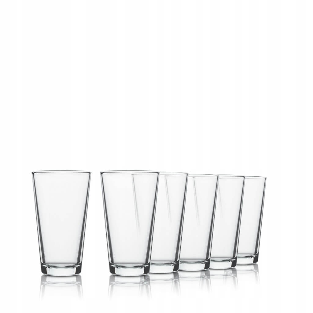 Zestaw sześciu szklanek longdrink