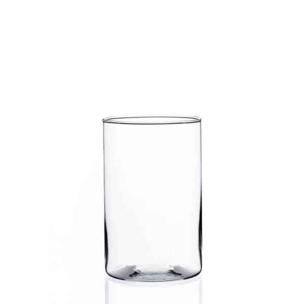 Wazon szklany cylinder tuba las w słoju dekoracyjny 21,5 cm
