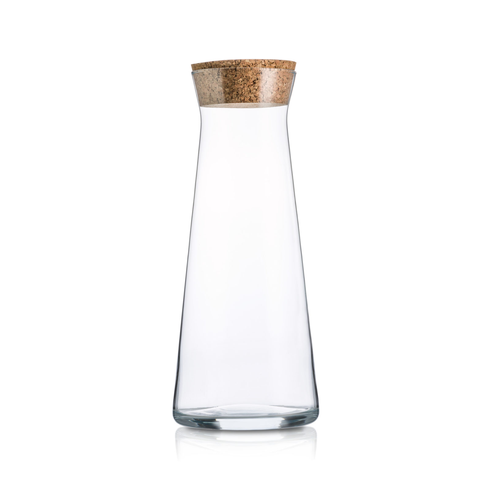 Karafka szklany dzbanek do soku wody wina z korkiem 1,1 l