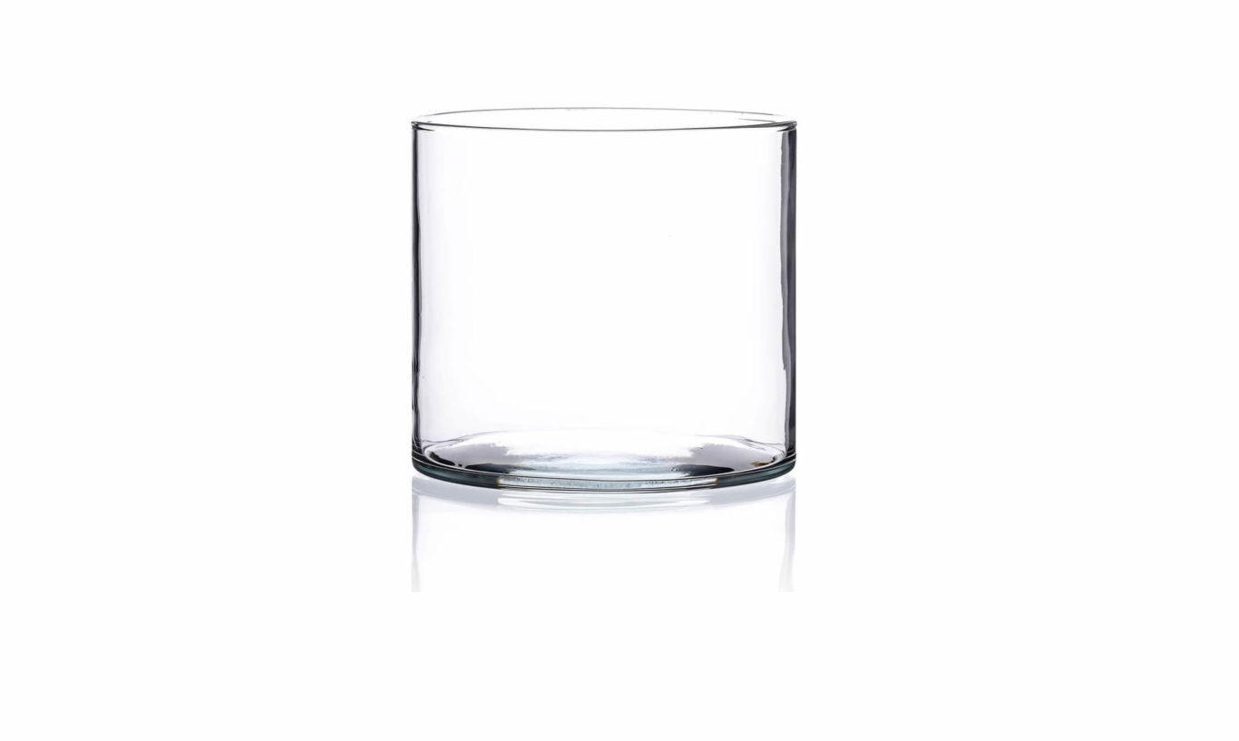 wazon szklany niski