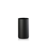 Wazon szklany cylinder tuba czarny mat 20 cm