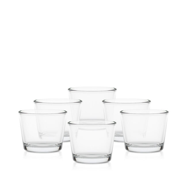 Pojemnik szklany do świec 130 ml.