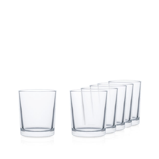 Pojemnik szklany 70816 świecznik szklanka do świec 320 ml kpl. 6 szt.