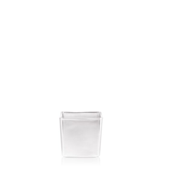 Srebrny pojemnik szklany do zalewu świec 70210 GLAMOUR 300 ml kpl. 6 szt.
