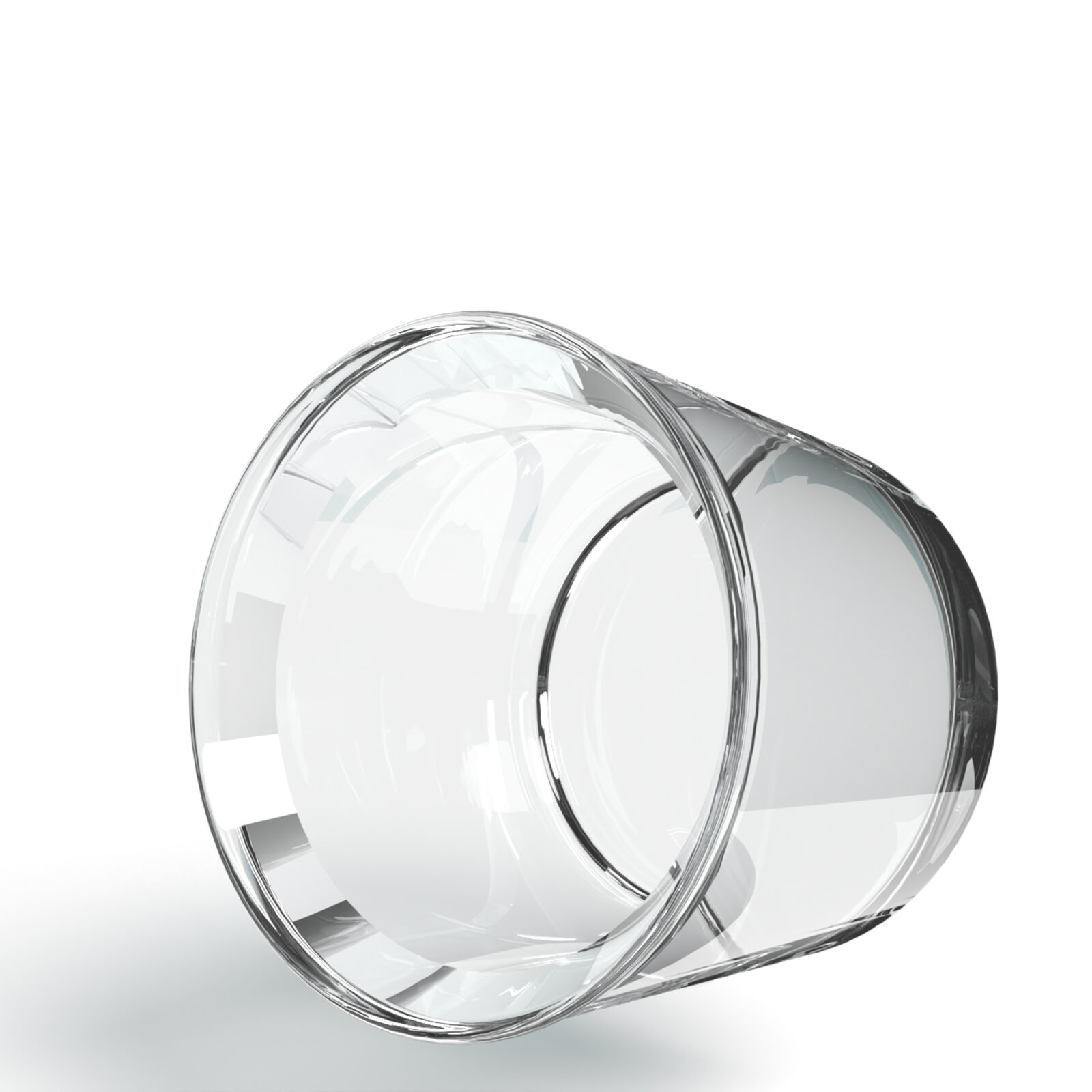 Świecznik szklany cylinder wazon 70811 bok