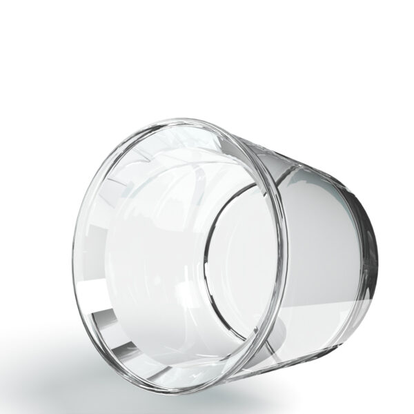 Świecznik szklany cylinder wazon 70814 bok