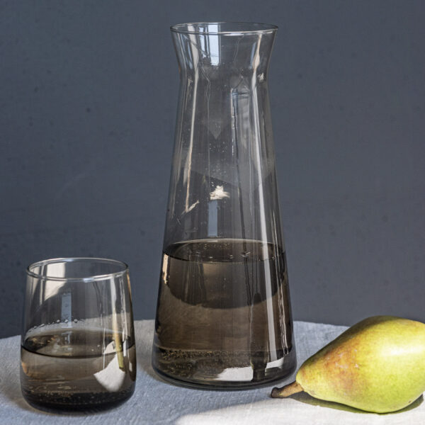 Szklana karafka brązowa ombre 1,1 l