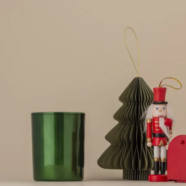 Szklany pojemnik do zalewu 230 ml zielone lustro 70053 kpl 6 szt.