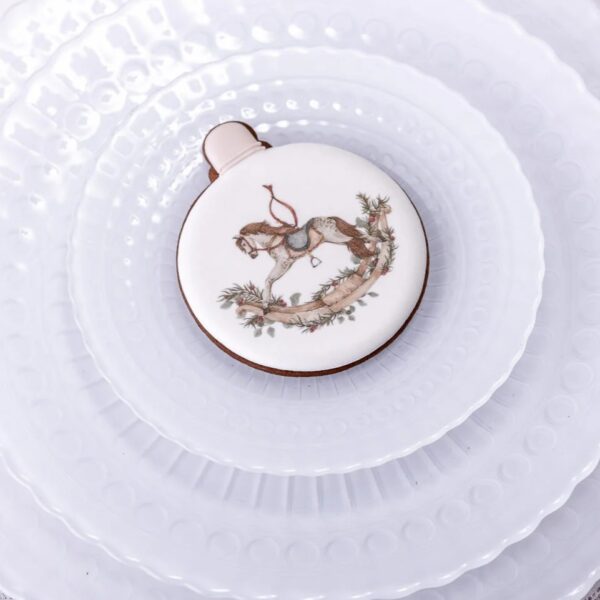 Talerz deserowy ELEGANCE biały kpl. 6 szt.