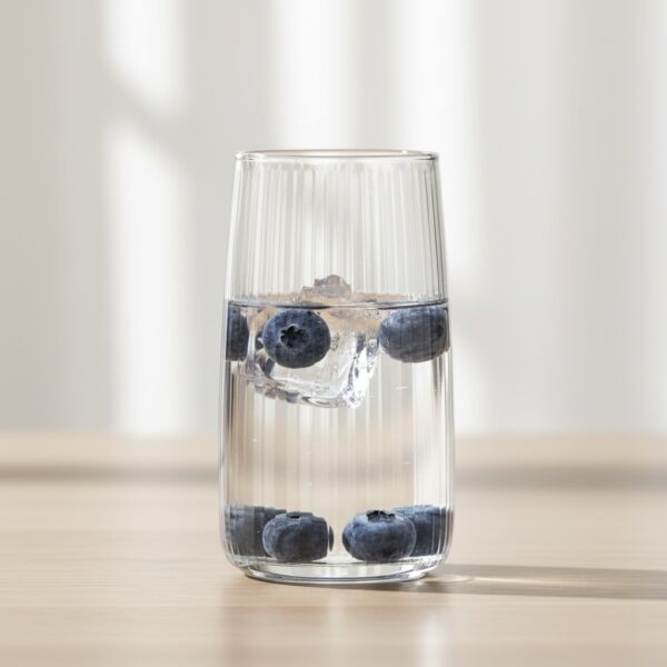 Szklanka ryflowana wysoka 500 ml kpl 6 szt.