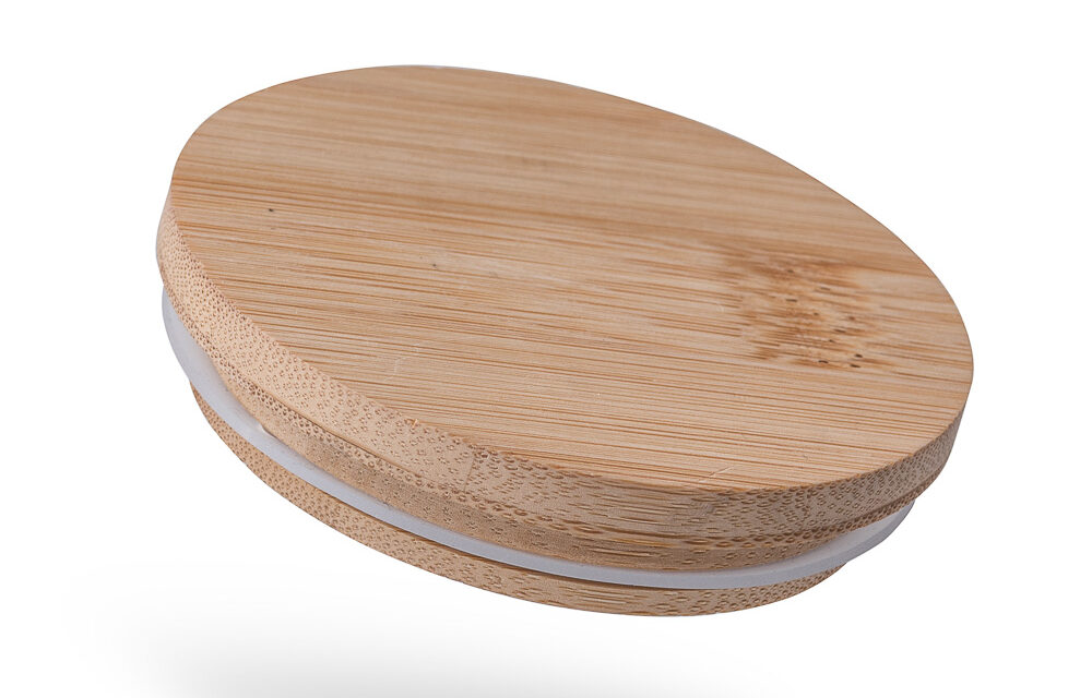 Pokrywka wieczko bambusowe L kpl 6 szt