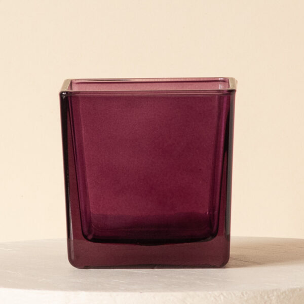 Szklany pojemnik do zalewu LUMINA 300 ml fioletowy transparent 70210 kpl 6 szt.