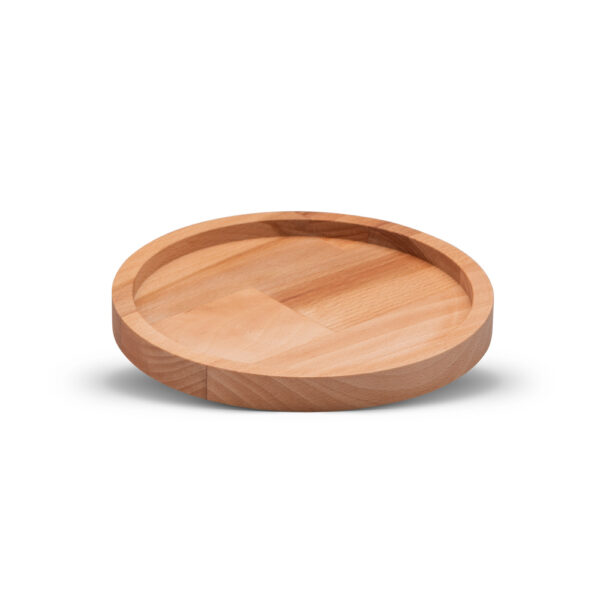 Podstawka drewniana bukowa taca pod wazon świecę dekorację D18