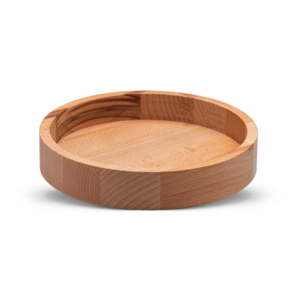 Podstawka drewniana bukowa taca pod wazon świecę dekorację D20,8