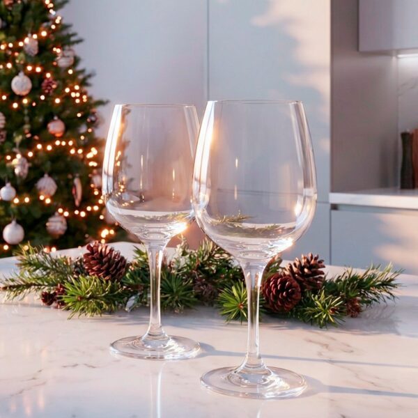 Kieliszek do wody ginu drinków wina na nóżce przezroczysty kpl 6