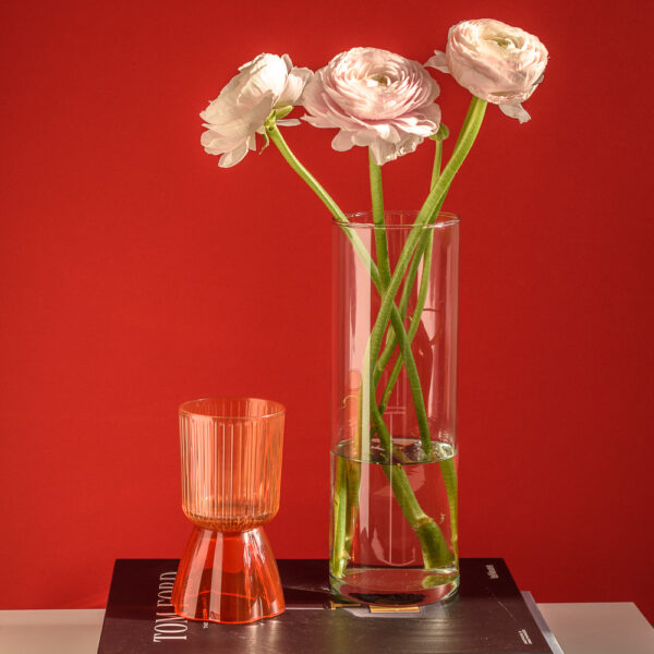 Wazon szklany cylinder 29x10 cm