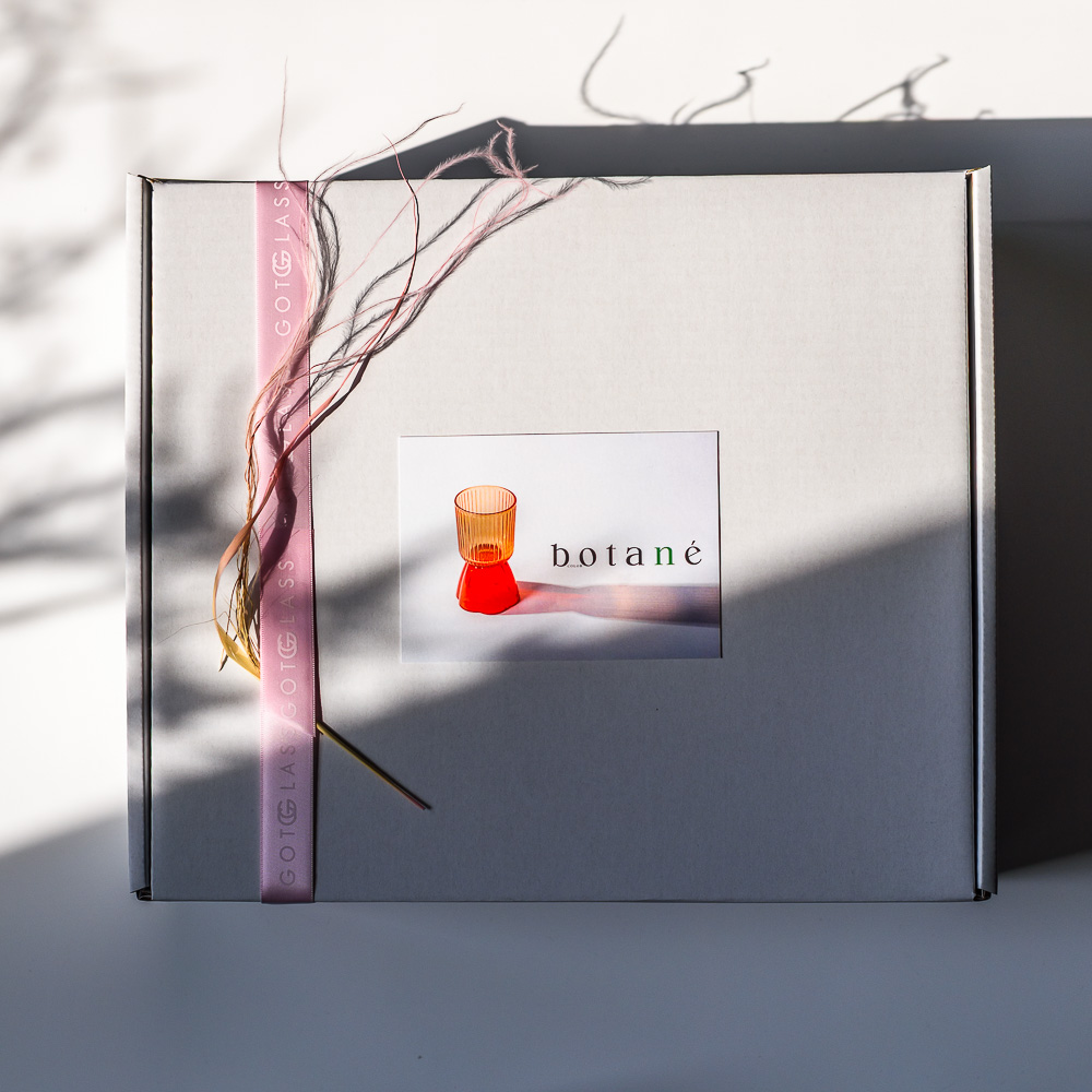 Szklana misa dekoracyjna BOTANE