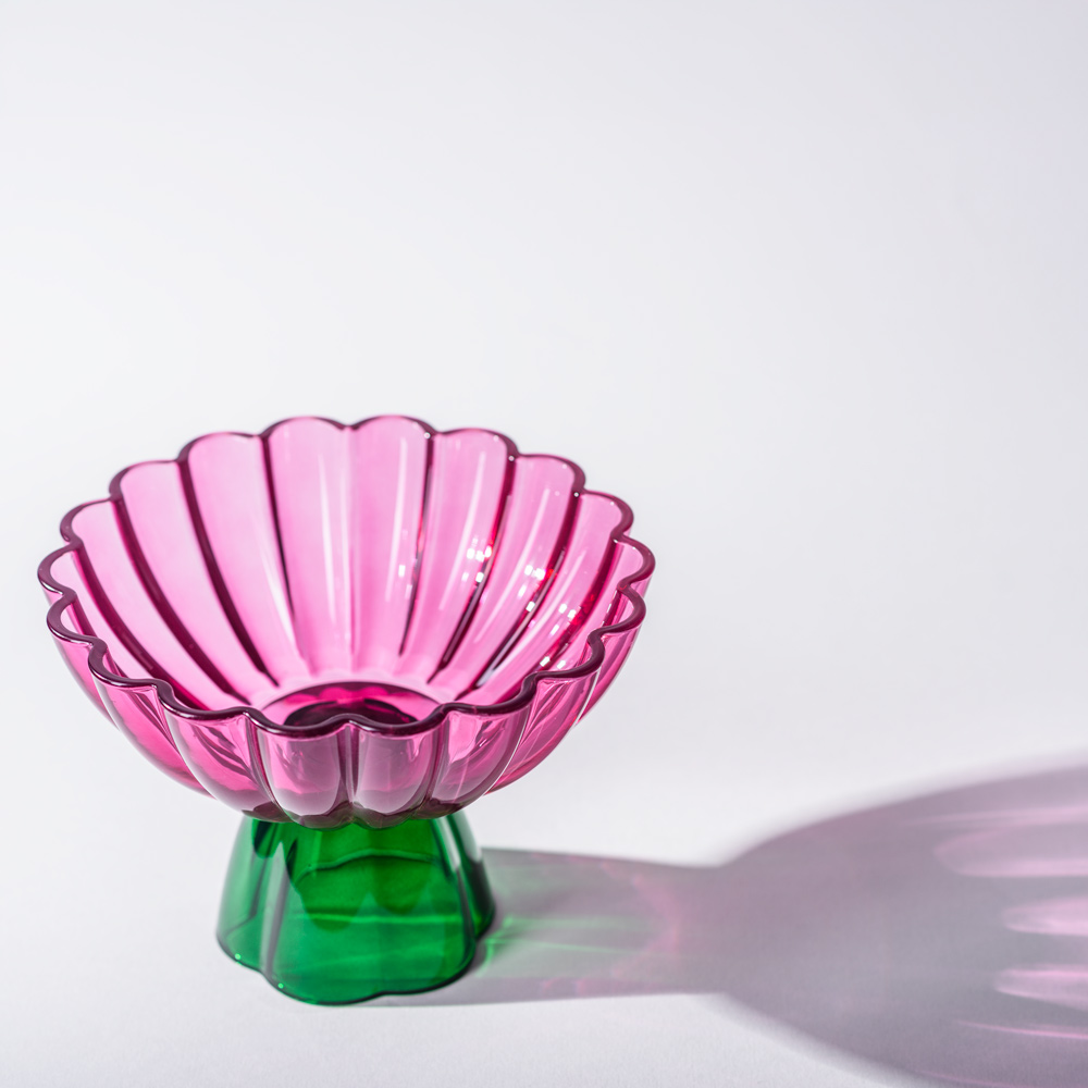 Szklana misa dekoracyjna BOTANE