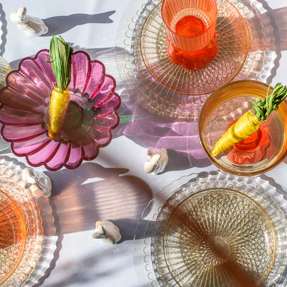 Szklana misa dekoracyjna BOTANE