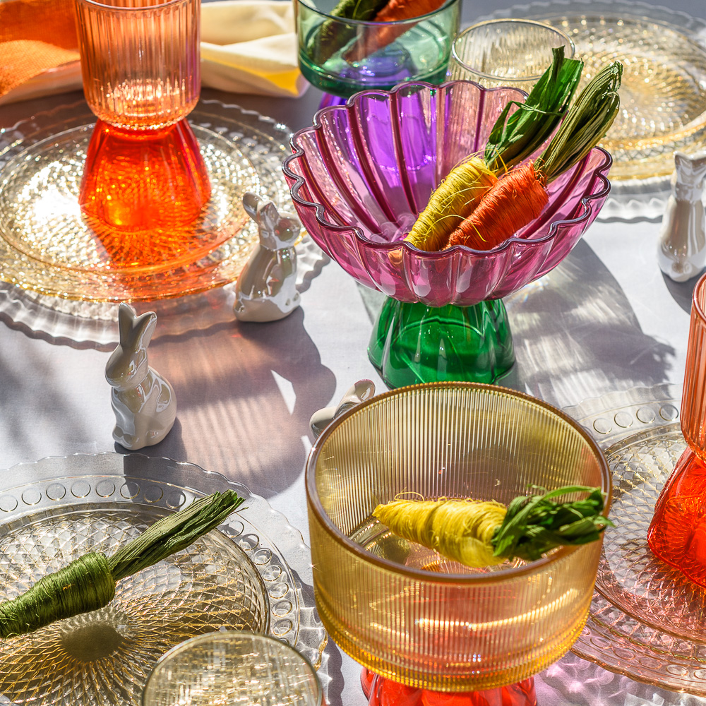 Szklana misa dekoracyjna BOTANE