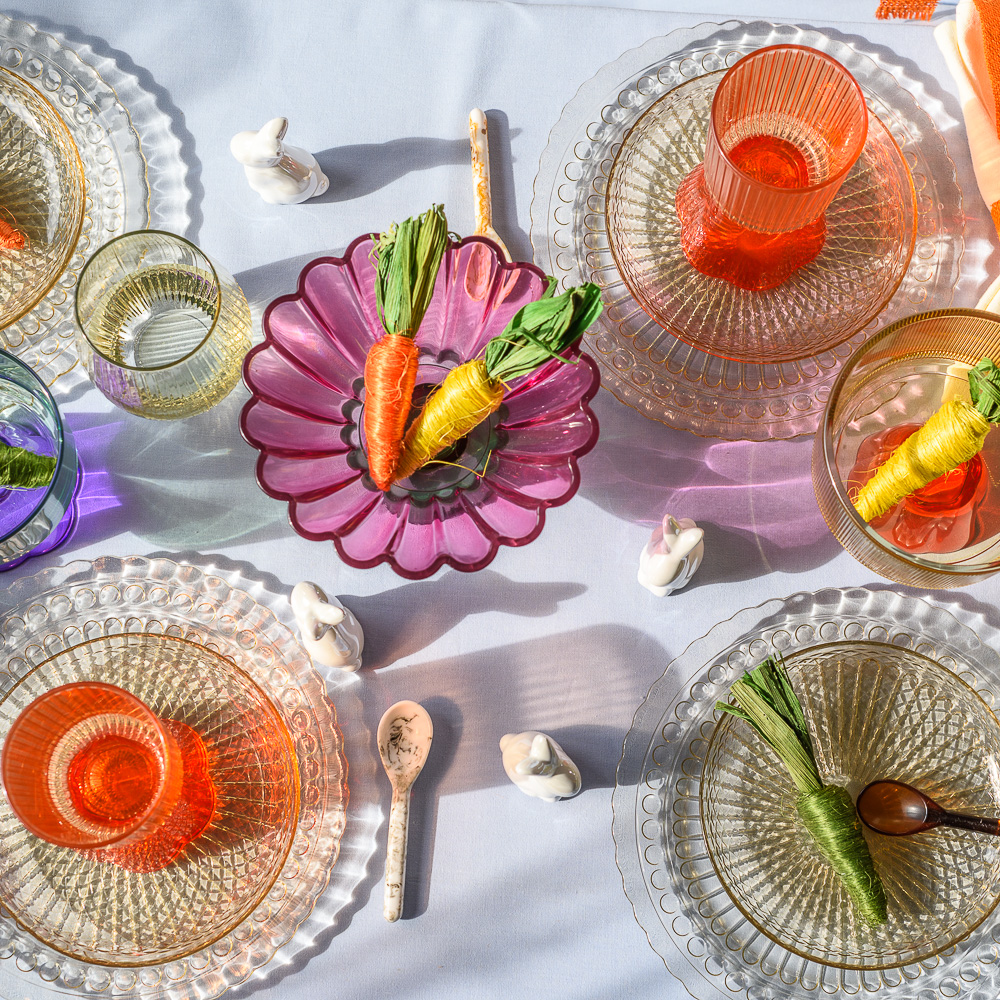 Szklana misa dekoracyjna BOTANE